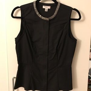 Sleeveless evening top
